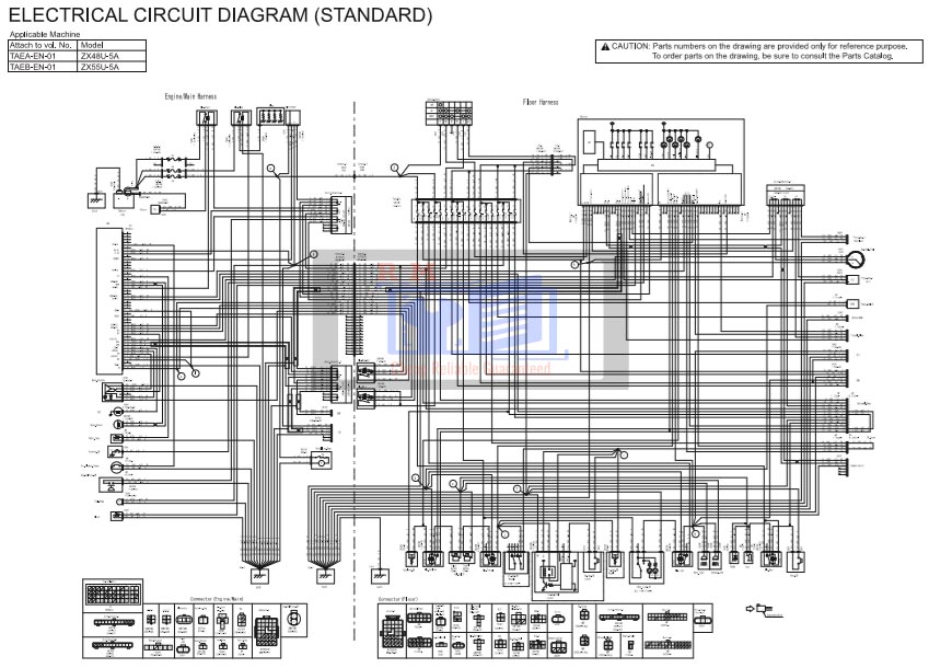 Hitachi ZX48U-5A Excavator Workshop Manual and Diagrams - Image 5