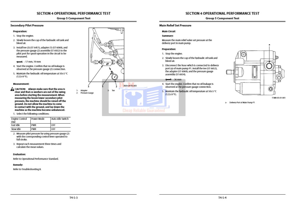 Hitachi ZX48U-5A Excavator Technical Manual - Image 3