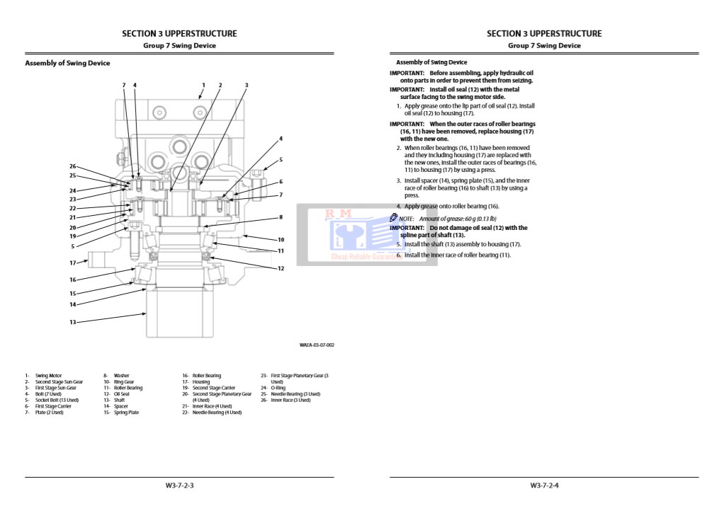 Hitachi ZX65USB-5B Excavator Workshop Manual and Diagrams - Image 6