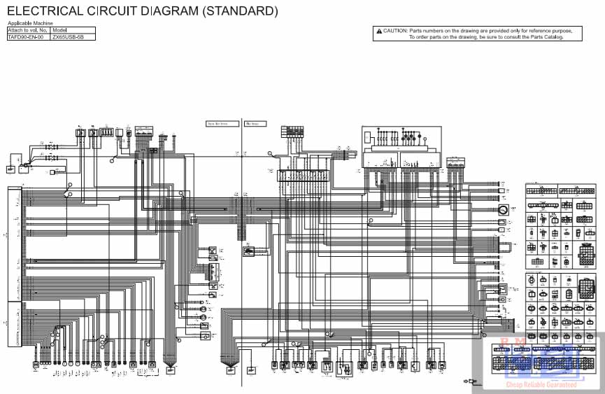Hitachi ZX65USB-5B Excavator Workshop Manual and Diagrams - Image 5