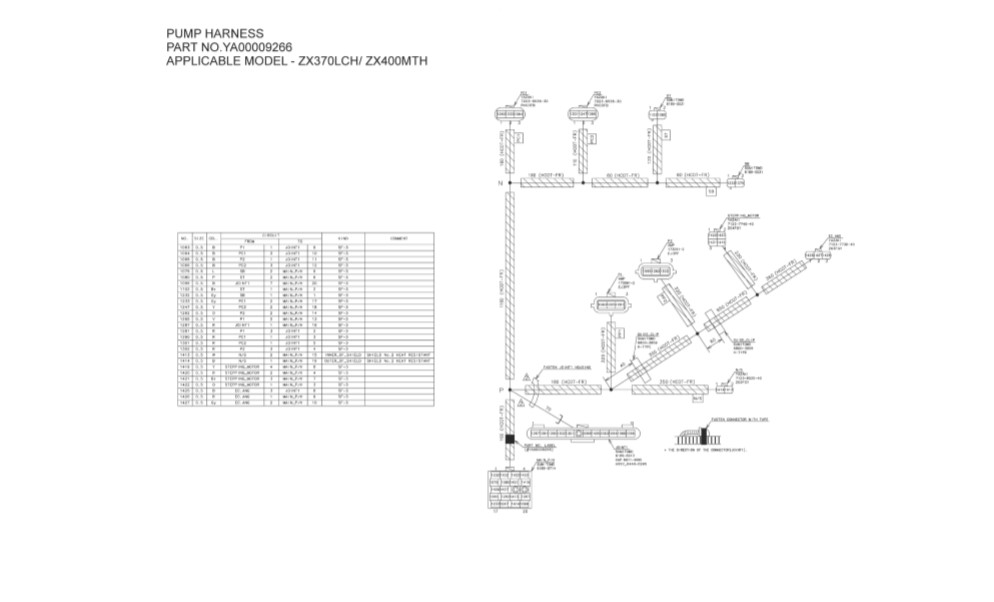 Hitachi ZX370, Hitachi ZX400 GI Series Electrical and Hydraulic Diagrams - Image 3