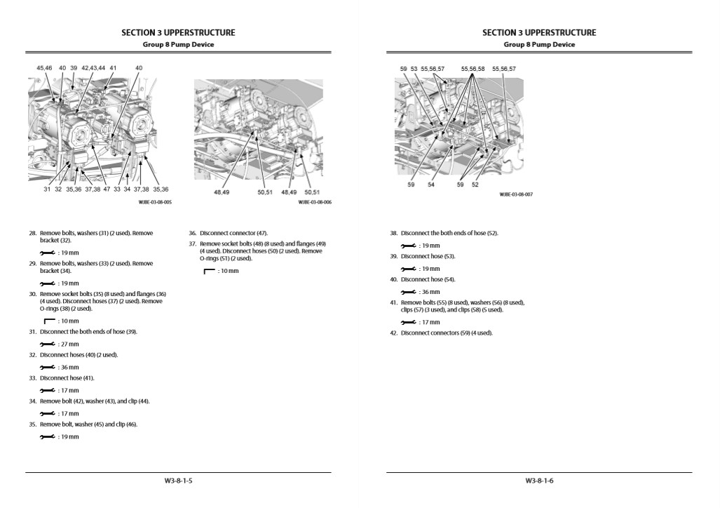 Hitachi ZX870LC-5G Excavator Workshop Manual - Image 3