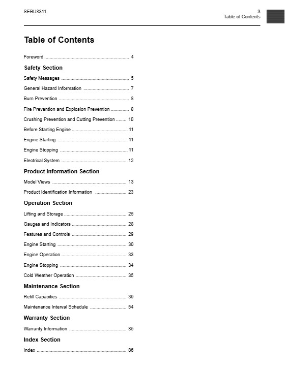 Perkins 402D, 403D and 404D Industrial Engines Operation and Maintenance Manual - Image 3