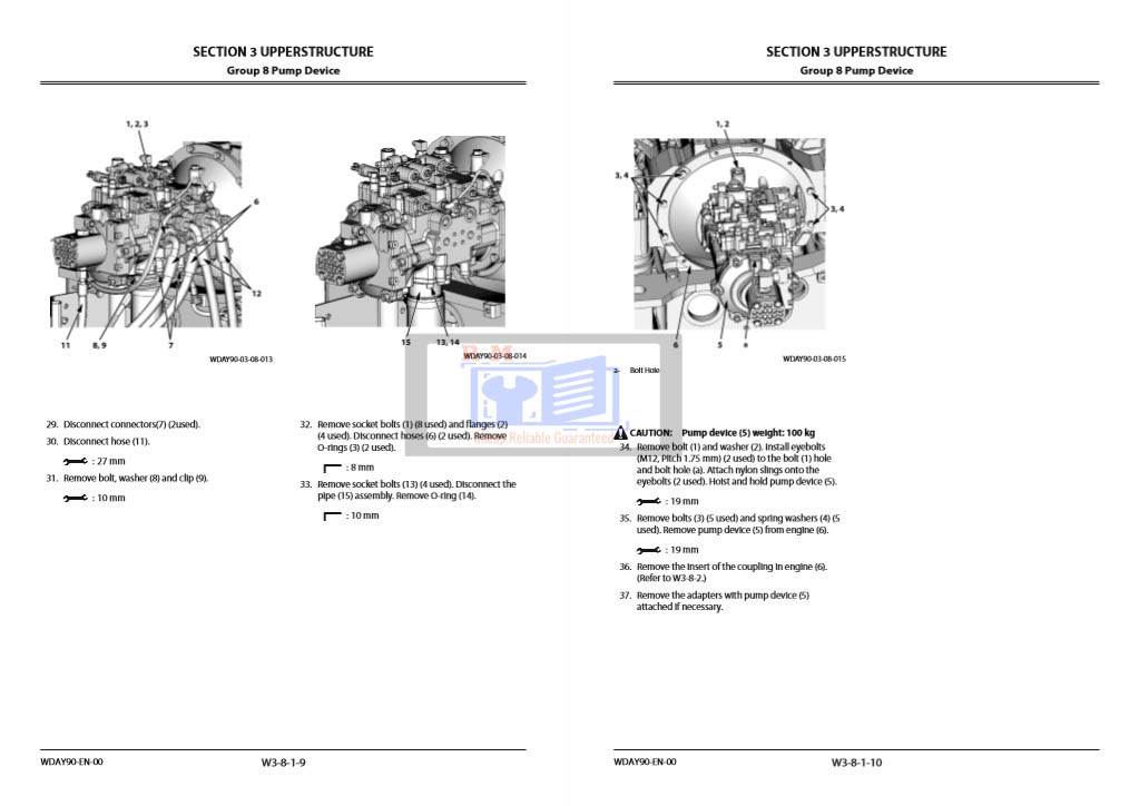 Hitachi ZX135US-5A Excavator Workshop Manual and Diagrams - Image 3