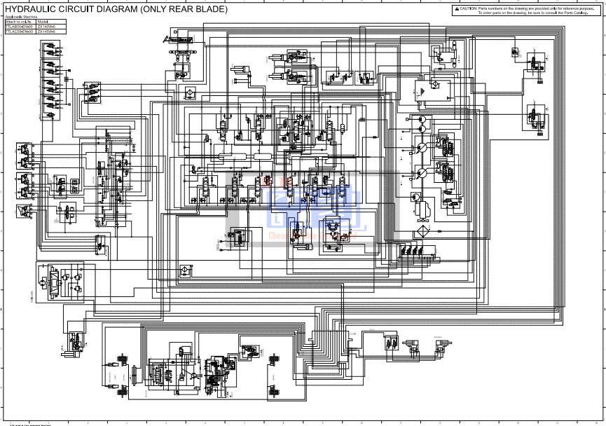 Hitachi ZX140W-6 Electrical and Hydraulic Diagrams - Image 2