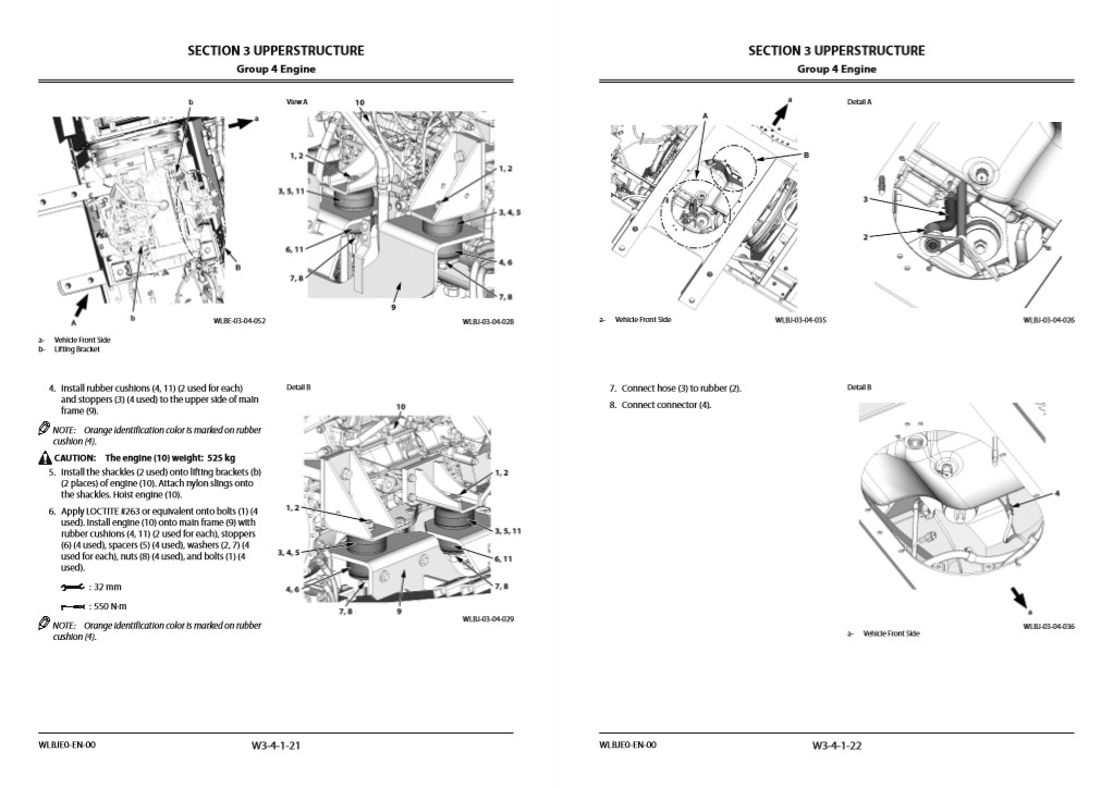 Hitachi ZX170W-5A Wheel Excavator Workshop Manual and Diagrams - Image 3