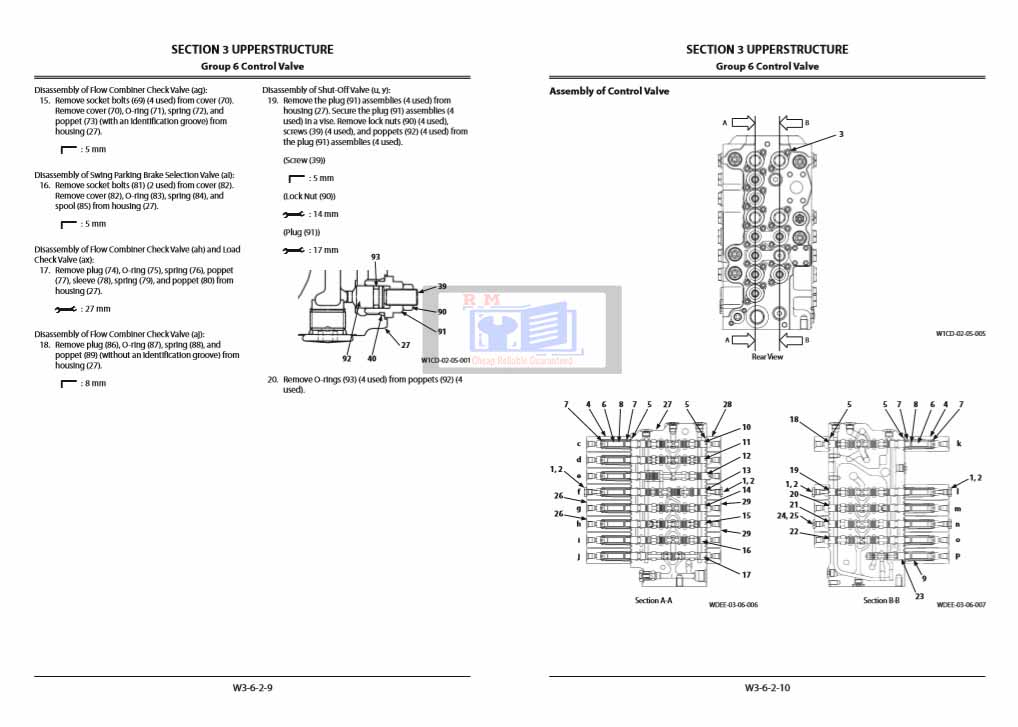 Hitachi ZX85USB-5A Workshop Manual and Diagrams - Image 3