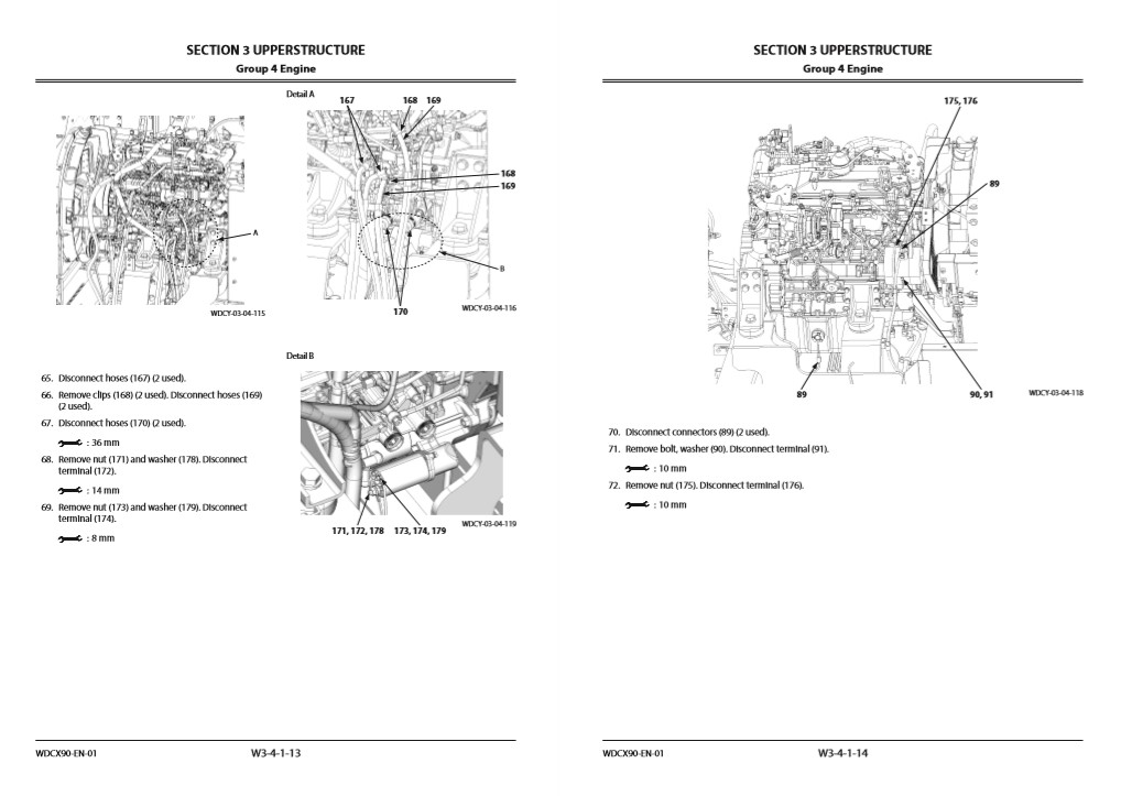 Hitachi ZX200-5A, Hitachi ZX210-5A Series Workshop Manual and Diagrams - Image 3