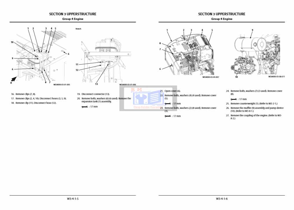 Hitachi ZX130-5A Workshop Manual and Diagrams - Image 3