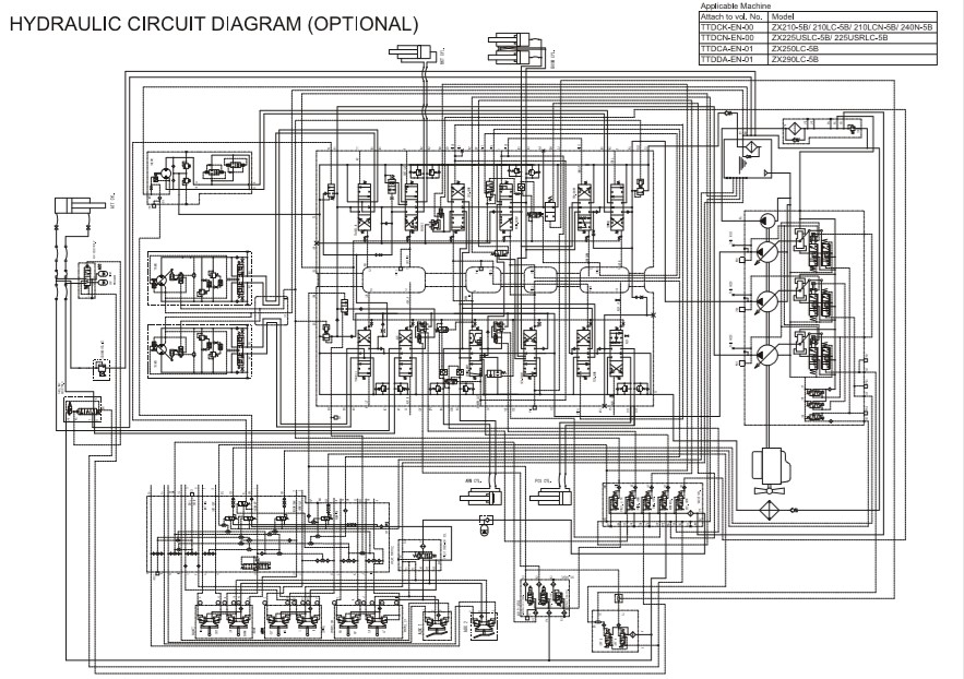 Hitachi ZX290LC-5B, Hitachi ZX290LCN-5B Workshop Manual and Diagrams - Image 4