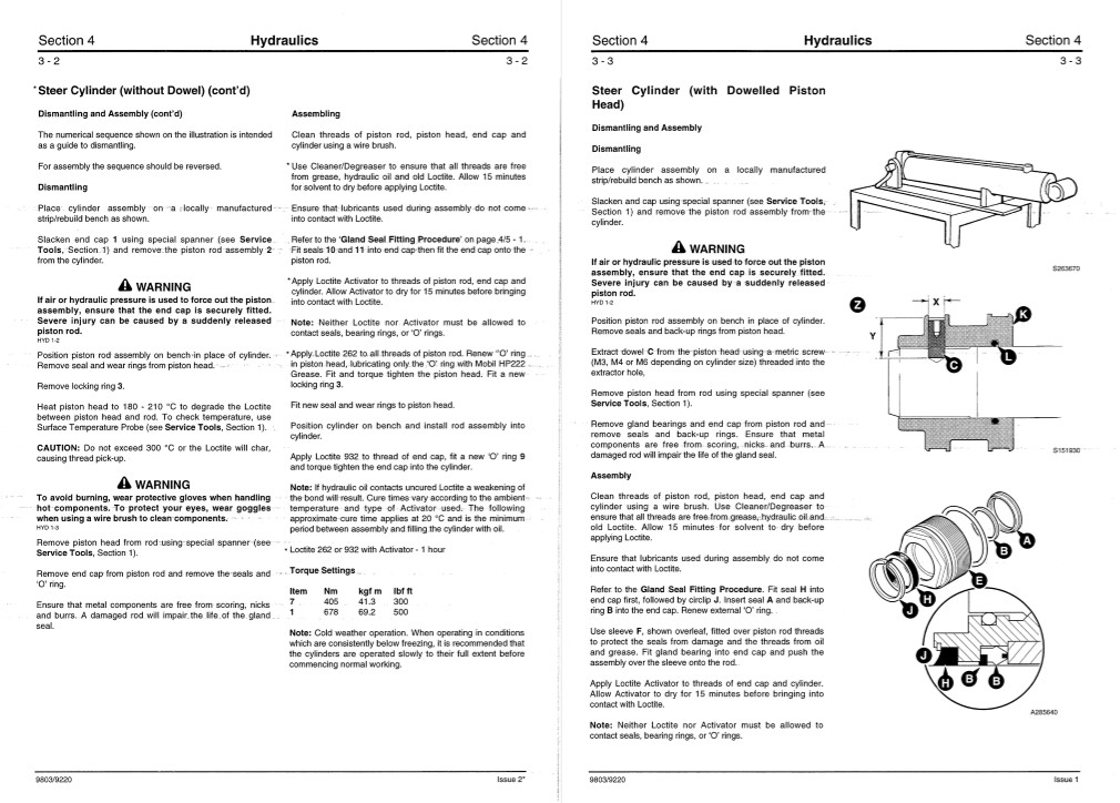 JCB SD 55 & ST Axle Service Repair Manual - Image 4