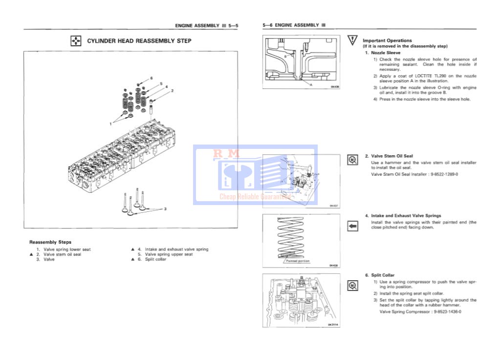 Isuzu 6RB1, Isuzu 6RB1T Industrial Engine Workshop Manual - Image 4