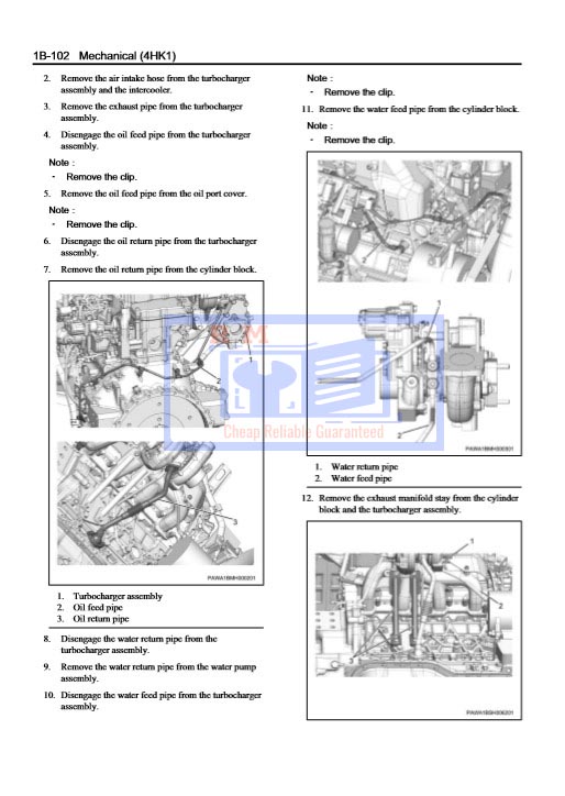 Isuzu 4HK1 Engine Interim Tier 4 Compatible Workshop Manual - Image 4
