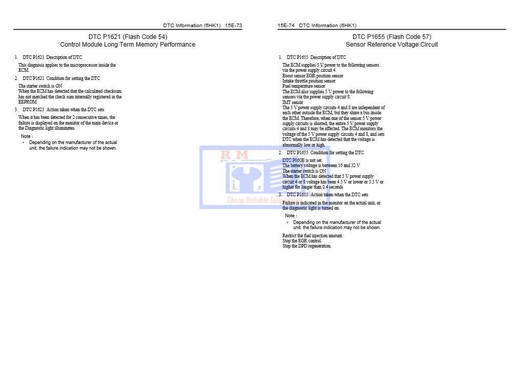 Isuzu 6HK1 Engine Interim Tier 4 Compatible Workshop Manual - Image 4