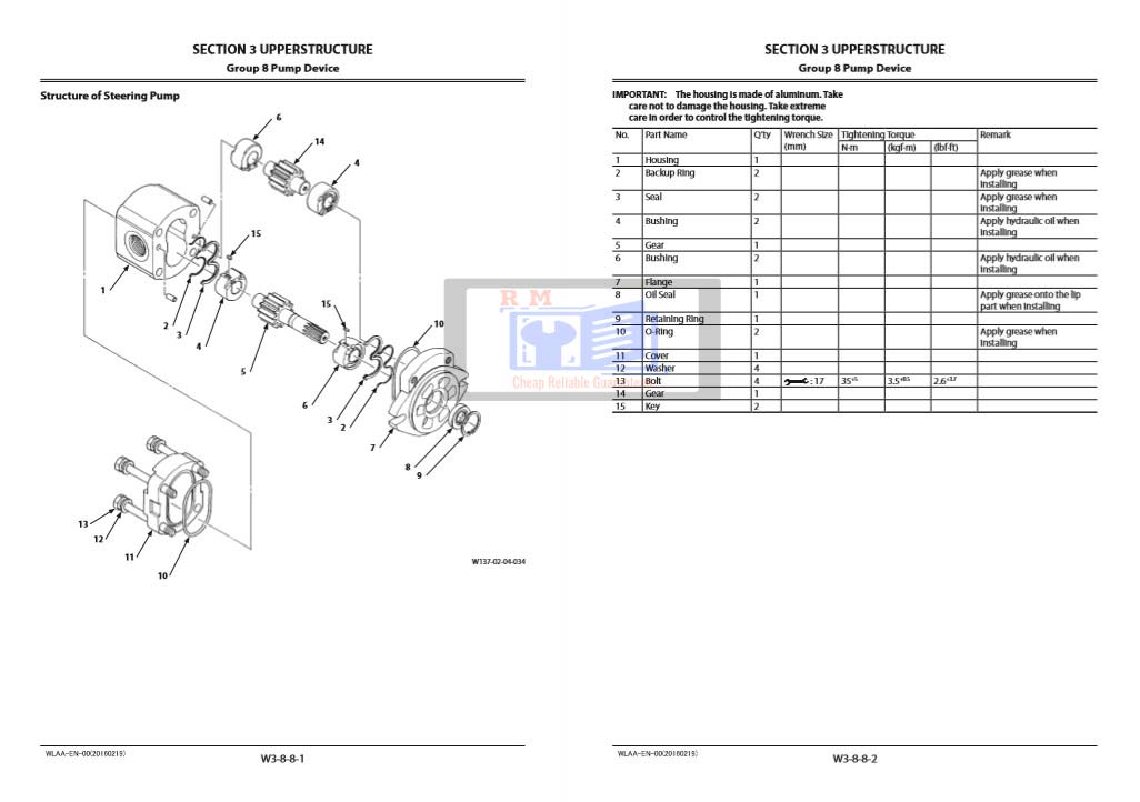 Hitachi ZX140W-5B Wheel Excavator Workshop Manual - Image 4