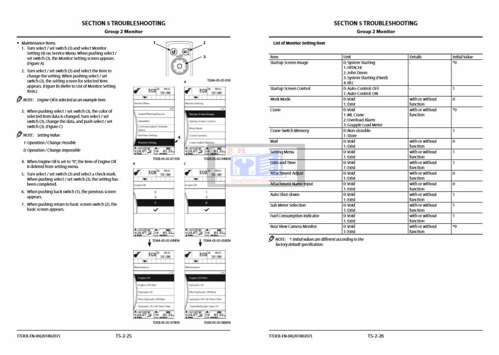 Hitachi ZX75US-5A, Hitachi ZX85US-5A Technical Manuals - Image 4