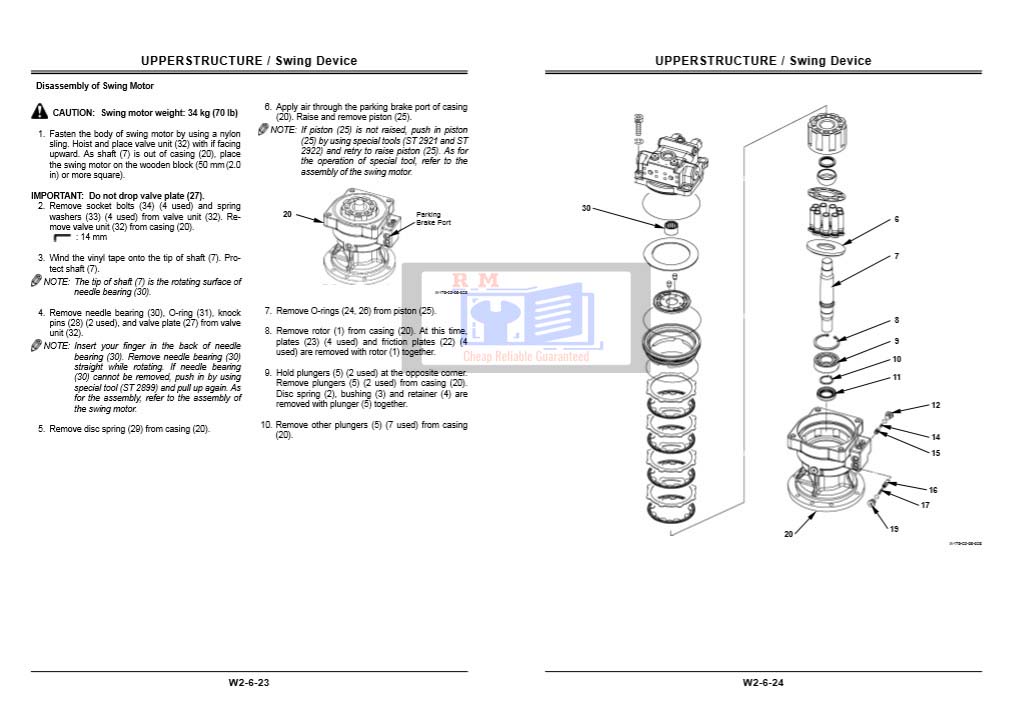 Hitachi ZX145W-3 Wheel Excavator Workshop Manual and Diagrams - Image 4
