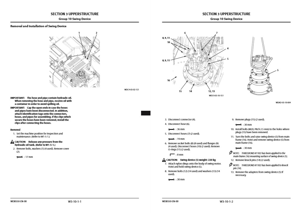 Hitachi ZX190LC-6, Hitachi ZX190LCN-6 Workshop Manual and Diagrams - Image 4