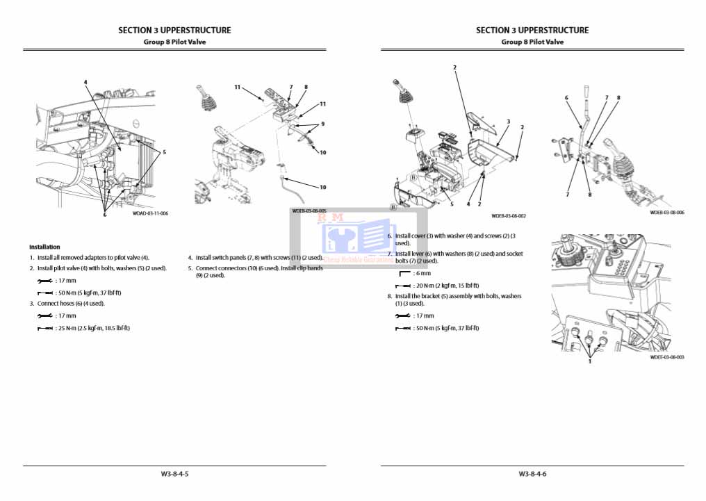 Hitachi ZX85USB-5A Workshop Manual and Diagrams - Image 4