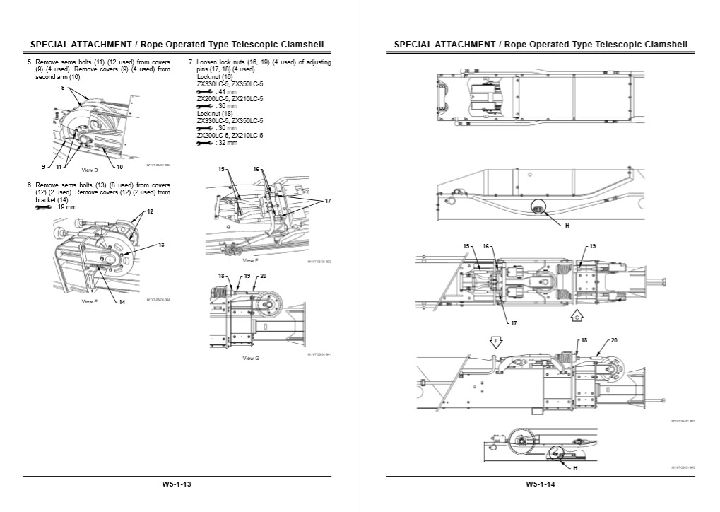 Hitachi ZX210LC-5B Excavator Workshop Manual - Image 4