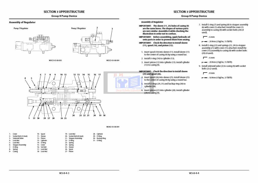 Hitachi ZX130-5A Workshop Manual and Diagrams - Image 4