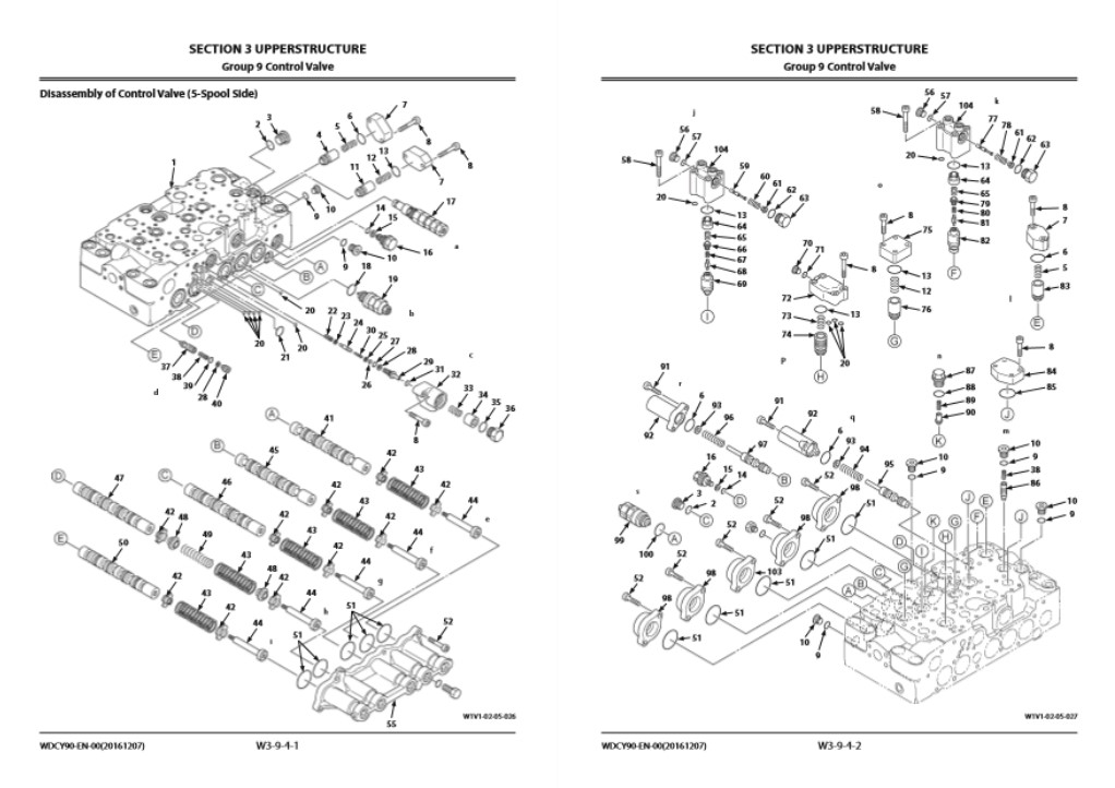 Hitachi ZX240-5A, Hitachi ZX250-5A Excavators Workshop Manual and Diagrams - Image 4