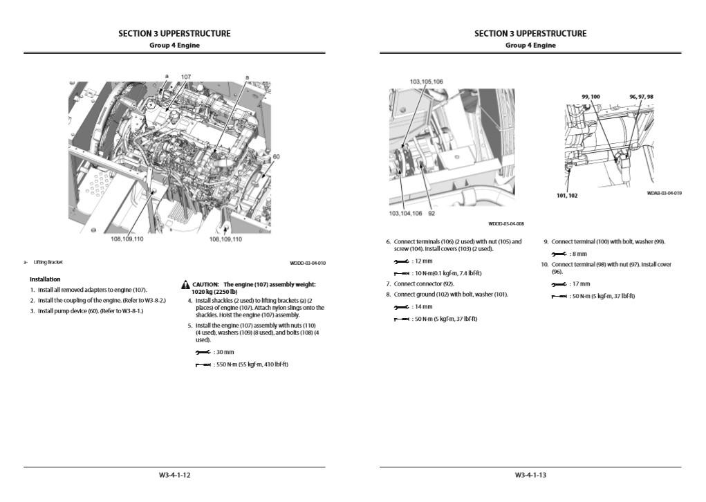 Hitachi ZX350LC-5B, Hitachi ZX350LCN-5B Workshop Manual and Diagrams - Image 5
