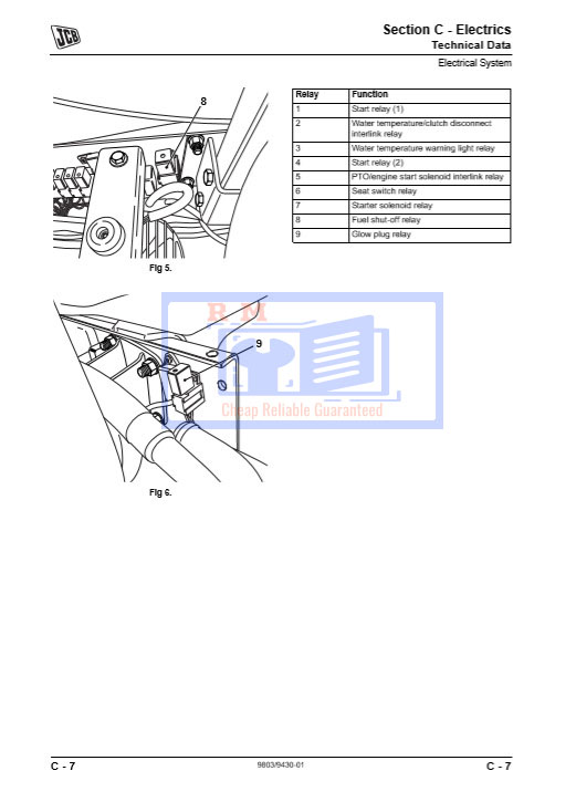 JCB ZT20 Mower Service Repair Manual - Image 5