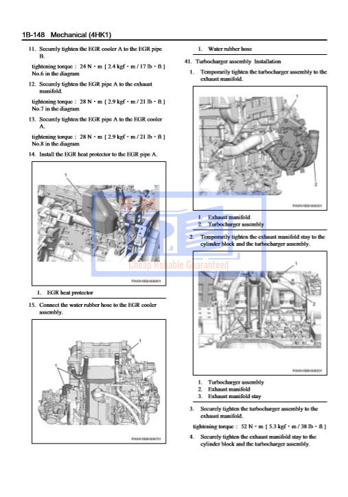 Isuzu 4HK1 Engine Interim Tier 4 Compatible Workshop Manual - Image 5