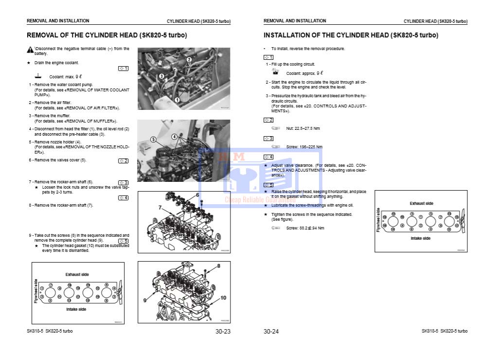 Komatsu SK818-5, Komatsu SK820-5 Turbo, Skid Steer Loader Workshop Manual - Image 5