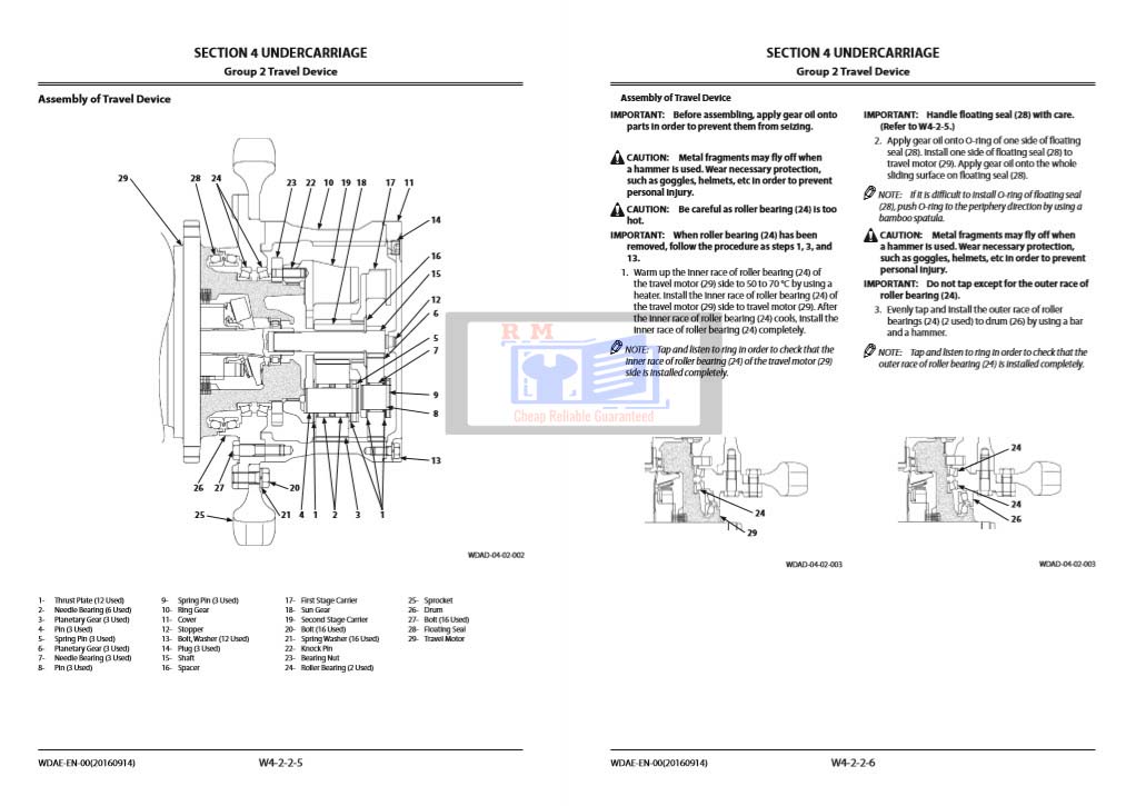 Hitachi ZX135US-5B Excavator Workshop Manual and Diagrams - Image 5