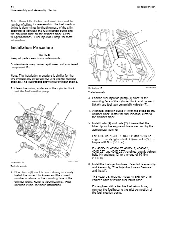 Perkins 402D, 403D, 404D Disassembly & Assembly Manual - Image 5
