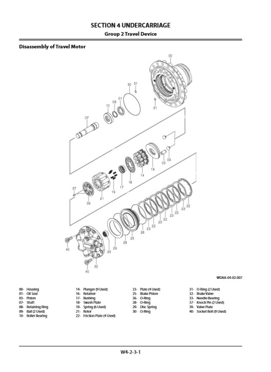 Hitachi ZX225US-5B, Hitachi ZX225USLC-5B Workshop Manual and Diagrams - Image 5