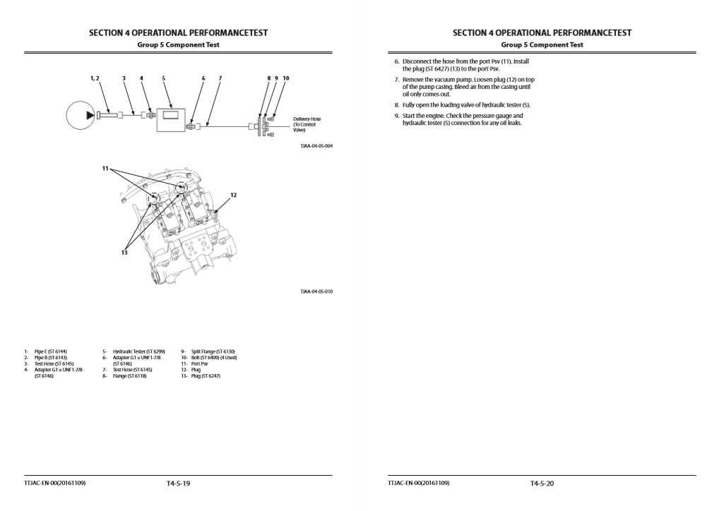 Hitachi ZX470-5G Excavator Technical Manuals - Image 6