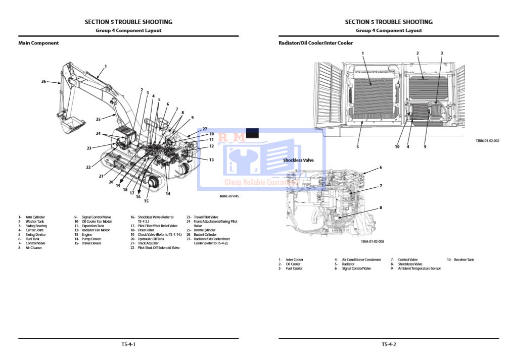Hitachi ZX870-5A, Hitachi ZX890-5A Series Technical Manuals - Image 6