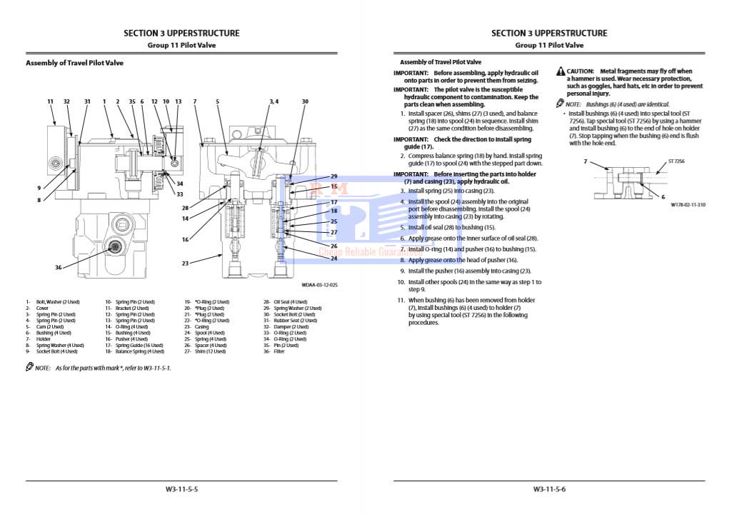 Hitachi ZX870-6, Hitachi ZX890-6 Series Workshop Manual - Image 6
