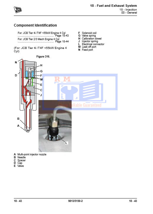 JCB Skidsteer 225, 225T, 260, 260T, 280, 300, 300T, 320T, 325T, 330 Service Repair Manual - Image 5