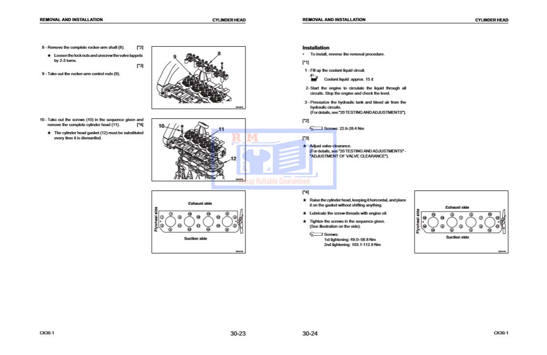 Komatsu CK30-1 Compact Track Loader Workshop Manual - Image 6