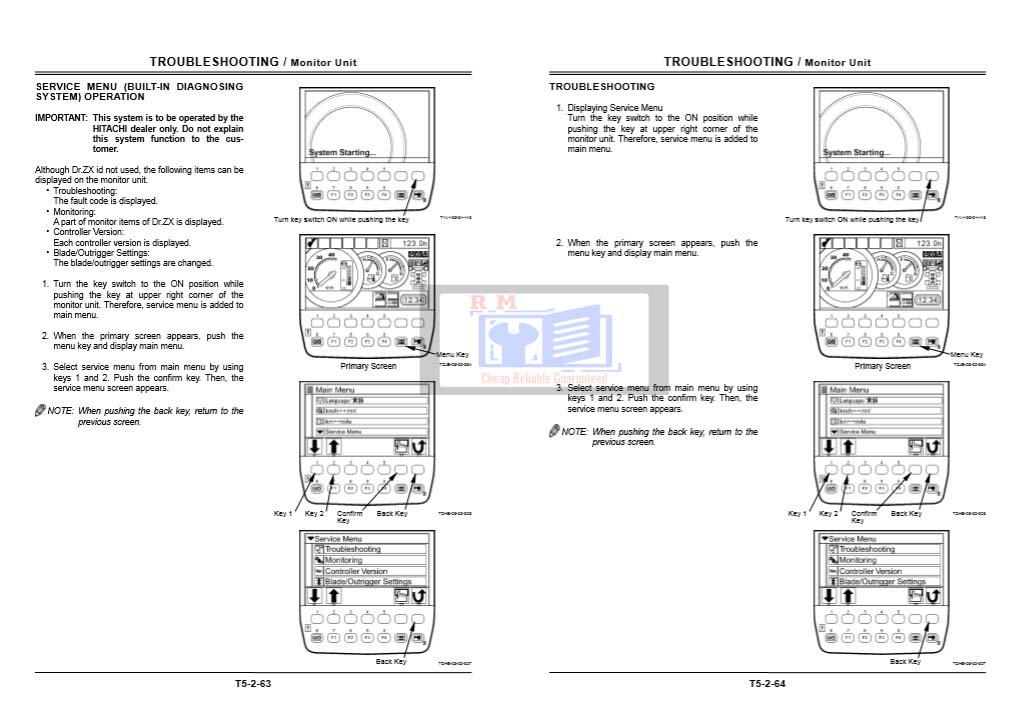 Hitachi ZX140W-3 Wheel Excavator Technical Manuals - Image 6