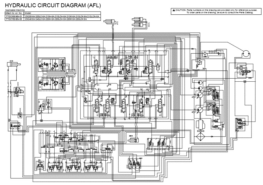 Hitachi ZX200-5A, Hitachi ZX210-5A Series Workshop Manual and Diagrams - Image 6