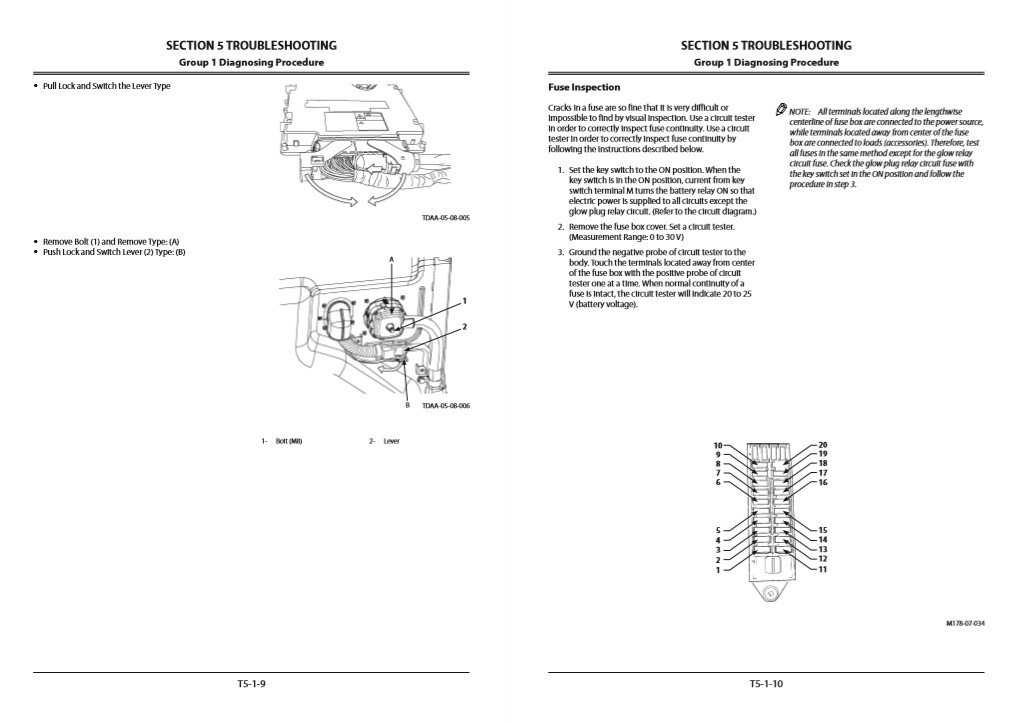 Hitachi ZX210-5B Series and Hitachi ZX240N-5B Technical Manuals - Image 6