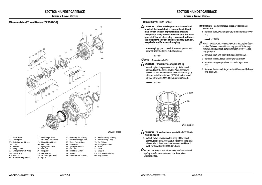 Hitachi ZX210-6 Series and ZX240N-6 Excavators Workshop Manual - Image 6