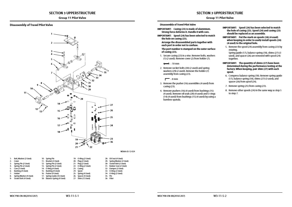 Hitachi ZX240-5A, Hitachi ZX250-5A Excavators Workshop Manual and Diagrams - Image 5