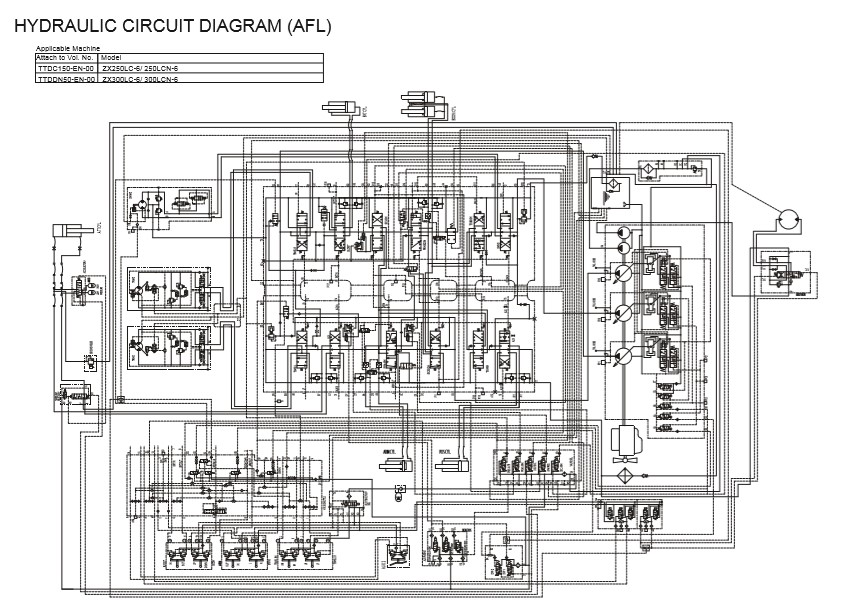 Hitachi ZX250LC-6, Hitachi ZX250LCN-6 Workshop Manual and Diagrams - Image 6