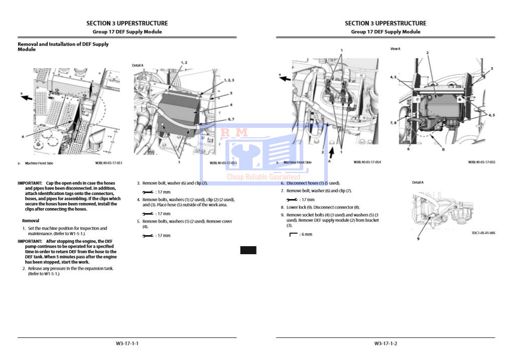 Hitachi ZX870-6, Hitachi ZX890-6 Series Workshop Manual - Image 7