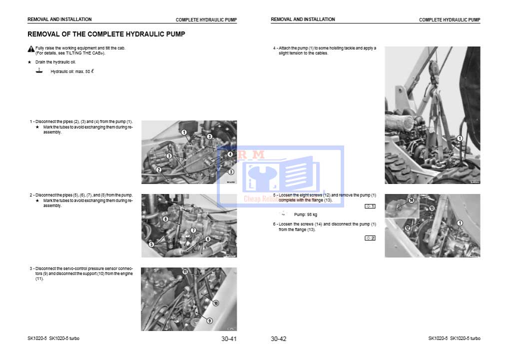 Komatsu SK1020-5, Komatsu SK1020-5 Turbo, Skid Steer Loader Workshop Manual - Image 7