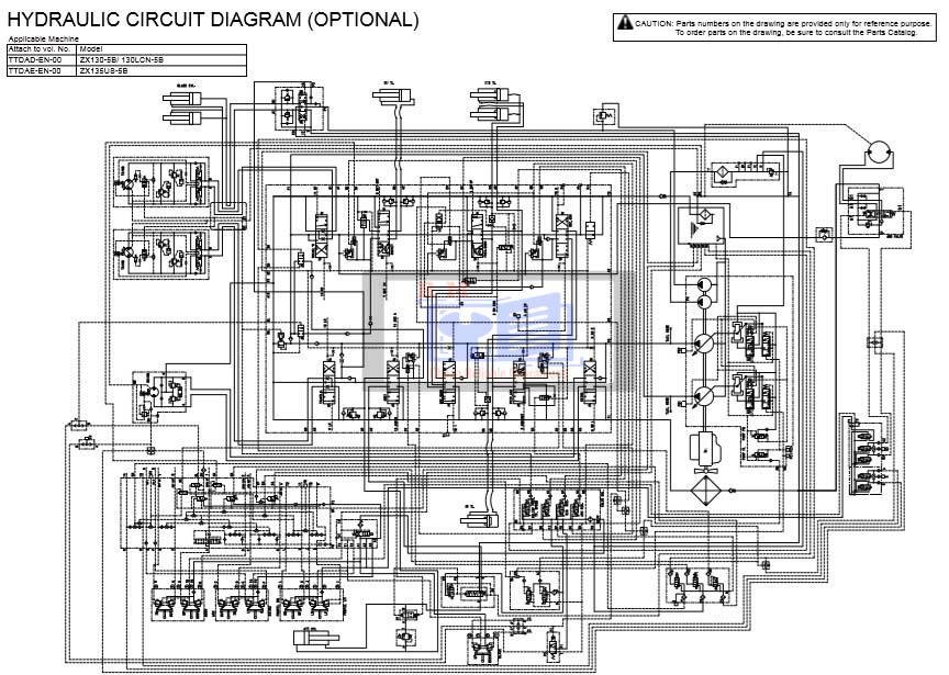 Hitachi ZX135US-5B Excavator Workshop Manual and Diagrams - Image 7