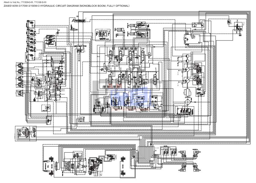 Hitachi ZX140W-3 Wheel Excavator Workshop Manual and Diagrams - Image 7