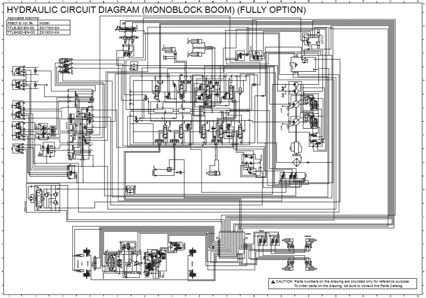 Hitachi ZX170W-5A Wheel Excavator Workshop Manual and Diagrams - Image 7