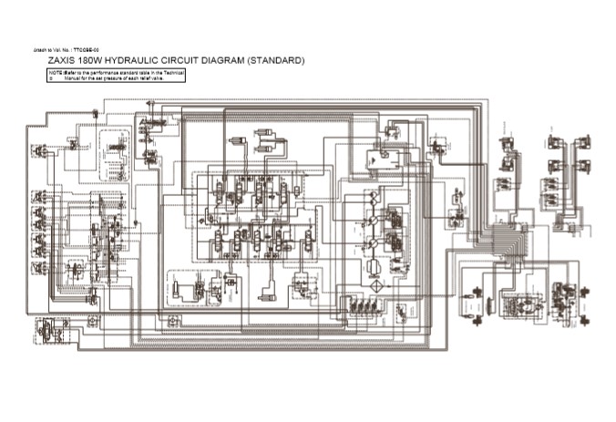 Hitachi Zaxis ZX180W Wheel Excavator Workshop Manual and Diagrams - Image 7